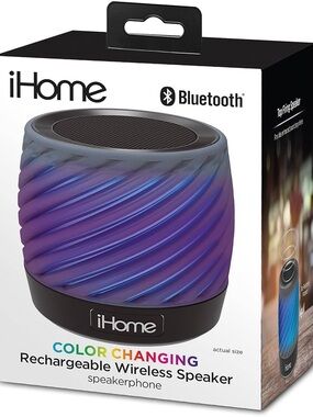 iHome Color-Changing Bluetooth Speaker